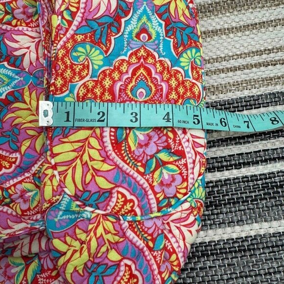 Vera Bradley Women's Glenna Shoulder Bag Zippered Paisley In Paradise Multicolor - Picture 11 of 11